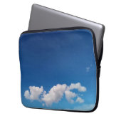 Fijne wolken laptop sleeve (Voorkant Links)