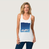 Fijne wolken tanktop (Volledige Voorkant)