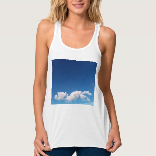 Fijne wolken tanktop (Voorkant)