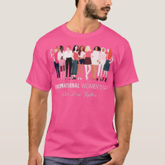Fijne Womens Dag 8 maart 2023 Internationale Vrouw T-shirt