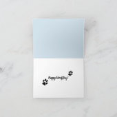 Fijne Woofdag! VOEDINGSKAART Kaart (Binnen)