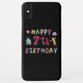 Fijne zevende verjaardag. 7 jaar oud. Case-Mate iPhone case (Achterkant)