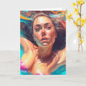 Fijne zomer | Contact houden Kaart (Gele Bloem)