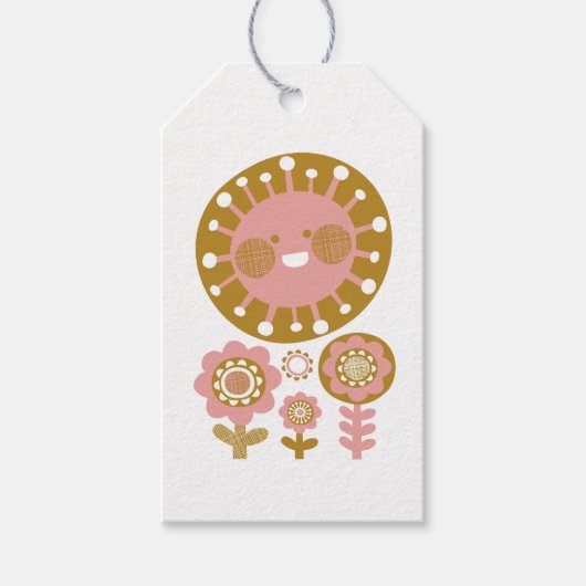 Fijne zon cadeaulabel (Voorkant)