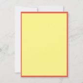 Fijne zon - Flat note card Bedankkaart (Achterkant)