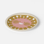 Fijne zon papieren bordje (Gekanteld)