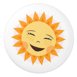 Fijne zondebok - schattig ontwerp voor kinderen keramische knop