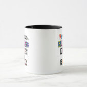 Fijne zwangerschapsaankondiging cadeau mok (Midden)