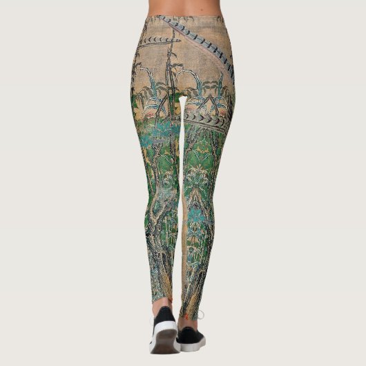 Fijnflesjes van fazant Egret All-in-Print Leggings (Achterkant)