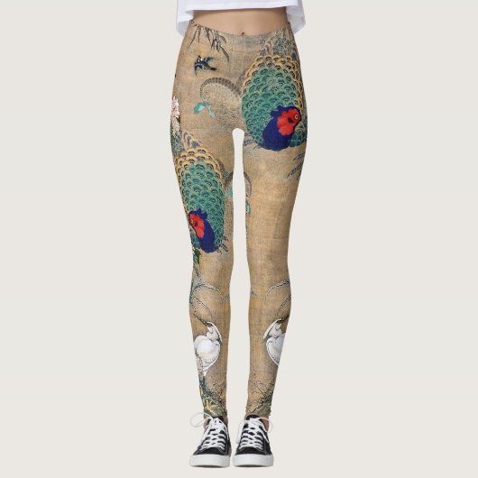Fijnflesjes van fazant Egret All-in-Print Leggings (Voorkant)