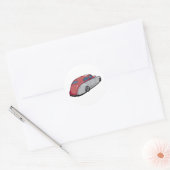 fijngehakte merc ronde sticker (Envelop)