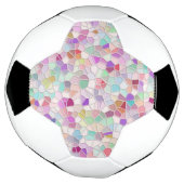 Fijngeslepen glas voetbal (Gedraaid)