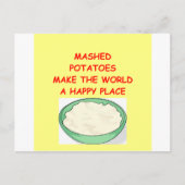 fijngestampte aardappels briefkaart (Voorkant)