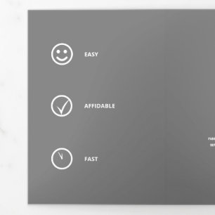 Fijnkleurige monochromatische platte zijdelingse s drieluik kaart