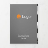 Fijnkleurige monochromatische platte zijdelingse s drieluik kaart (Cover)