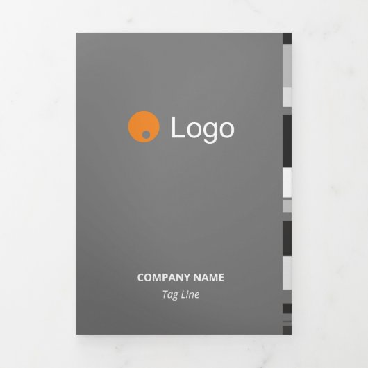 Fijnkleurige monochromatische platte zijdelingse s drieluik kaart (Cover)