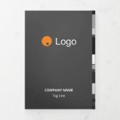 Fijnkleurige monochromatische platte zijdelingse s drieluik kaart (Cover)