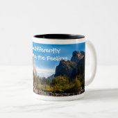 Fijnkunstmok — Yosemite - Zie het anders Tweekleurige Koffiemok (Voorkant rechts)