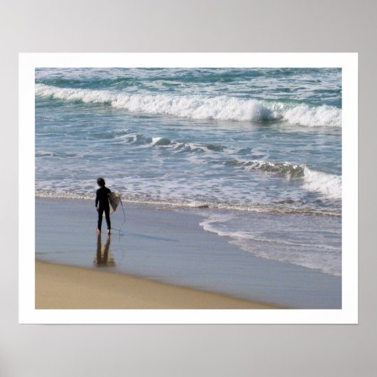 Fijnkunstposterprint van strandfotografie poster (Voorkant)