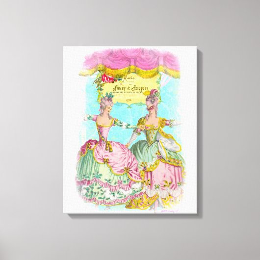 Fijnmazig en Frippery Kleine Marie's Dance Portret Canvas Afdruk (Voorkant)