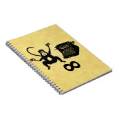 Fijnschrijfmachine monkey schrijfmachine oneindig notitieboek (Rechterzijde)