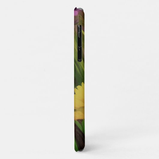 Fijnse Waterverf wilde bloemen op de Dusk Case-Mate iPhone Case (Achterkant/links)