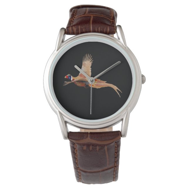 Fijntjes voor fazant jagen, fazant Hunter Watch Horloge (Voorkant)