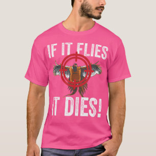 Fijnvliegers sterven als fazant t-shirt