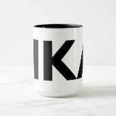 FIKA Black en White Mok (Midden)