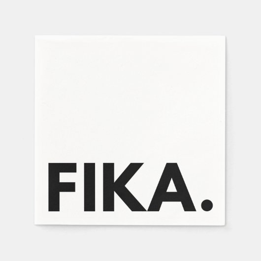 Fika Bold Servet (Voorkant)