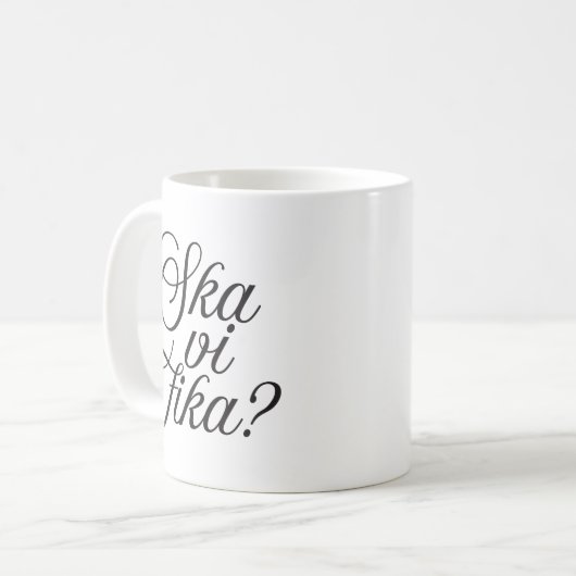 Fika Coffee Break Koffiemok (Voorkant links)