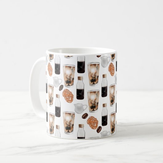 Fika - Cold Brew en Cardamom Buns Coffee Mok (Voorkant links)