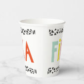 Fika Colors Black Papieren Bekers (Rechts)