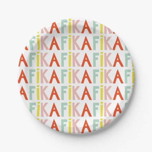 Fika Colors Paper Bord (Voorkant)