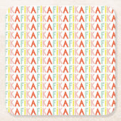 Fika Colors Paper Onderzetter (Voorkant)