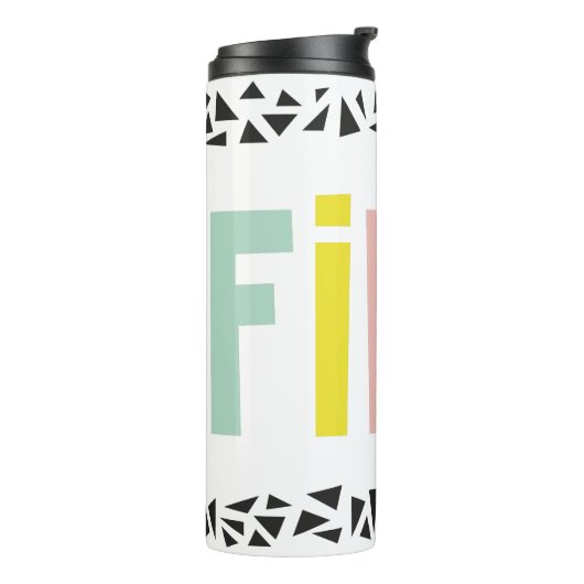 Fika Colors Thermal Tumbler Thermosbeker (Gedraaid links)