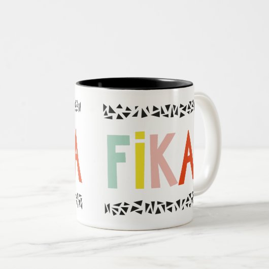Fika Colors Two-Tone Coffee Mok (Voorkant rechts)