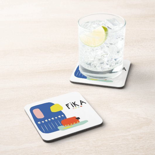 Fika Déco Beverage Coaster Bier Onderzetter (Rechterzijde)