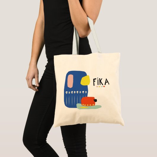 Fika Déco Canvas tas (Voorkant (product))
