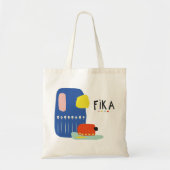 Fika Déco Canvas tas (Voorkant)