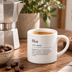 Fika definitie zweedse koffiepauze modern espresso kop