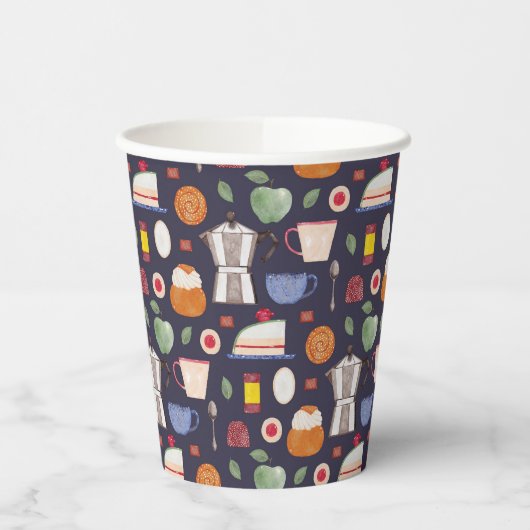 Fika (Eclipse) - Waterverf Papieren Bekers (Links)