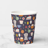 Fika (Eclipse) - Waterverf Papieren Bekers (Voorkant)