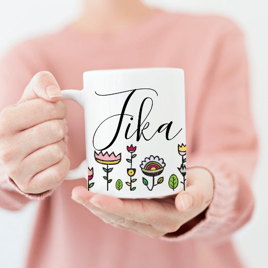 Fika in de Happy Garden Koffiemok