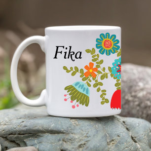 Fika in de tuin koffiemok