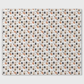 Fika - Koudbrew- en kardamom-bunkerpapier Cadeaupapier (Vlak)