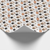 Fika - Koudbrew- en kardamom-bunkerpapier Cadeaupapier (Hoek)