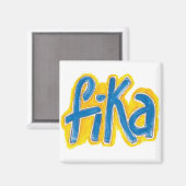 Fika Stippen Magnet (Voorkant / Achterkant)
