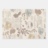 Fika Swedish Coffee — Blad met pakpapier Inpakpapier Vel (Voorkant 2)