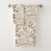 Fika Swedish Coffee shop Bath Towel Set Bad Handdoek (Insitu)
